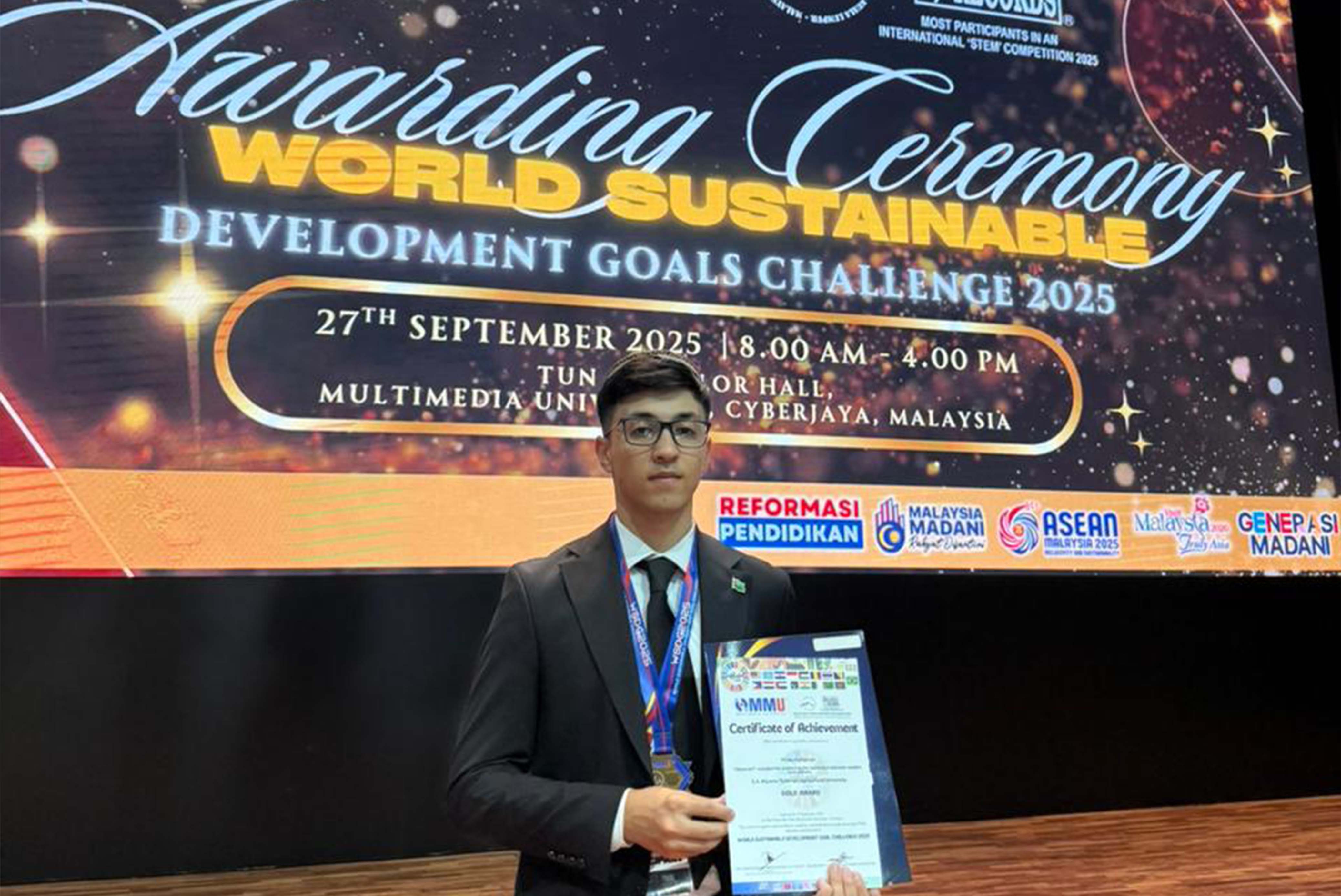 СТУДЕНТ НАШЕГО ВУЗА УДОСТОЕН ЗОЛОТОЙ МЕДАЛИ НА МЕЖДУНАРОДНОМ КОНКУРСЕ